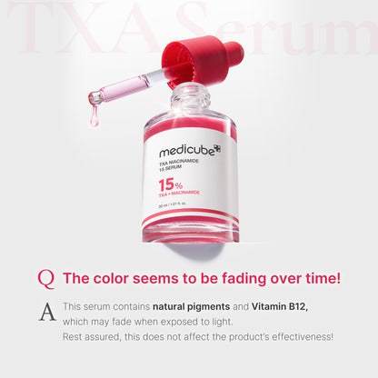 medicube TXA+Niacinamide 15% Glow Facial Serum for After Spot Care | All-in-One Daily Korean Skincare | Uneven Skin Tone, Texture, and Hydration Care | High-Potency Tranexamic Acid 5% | 1.01 fl.oz medicubeBuy Supplements Australia