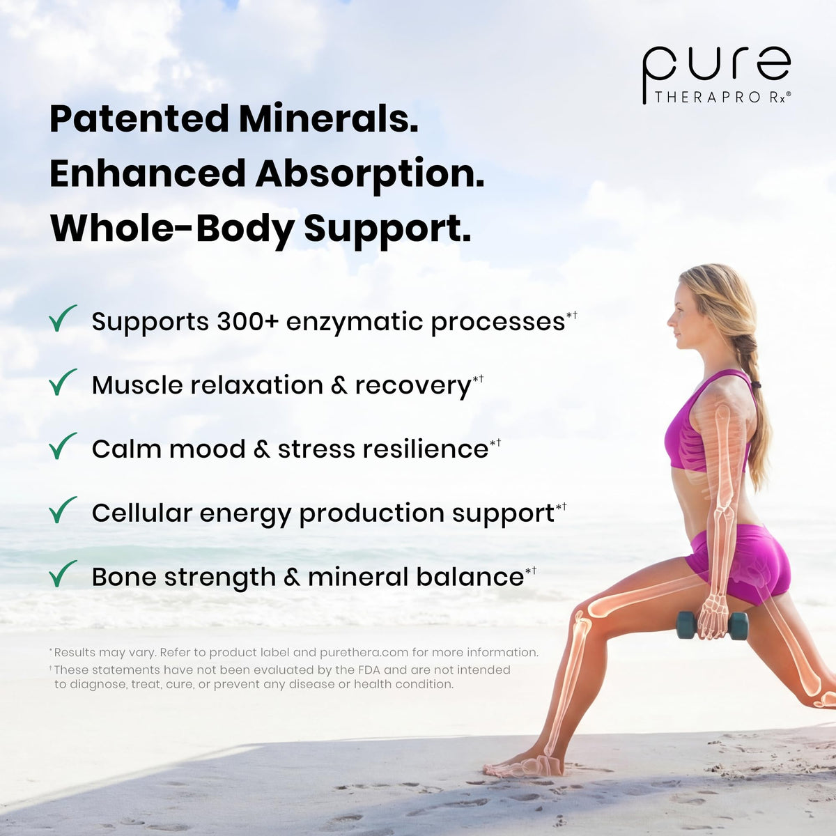 Pure TheraPro Rx Optimum Magnesium Lysinate Glycinate & Di-Magnesium Malate, Made in USA | 2 Month Supply | Chelated for Maximum Absorption, Supports Bone Health & Energy, Non-GMO Pure Therapro RxBuy Supplements Australia