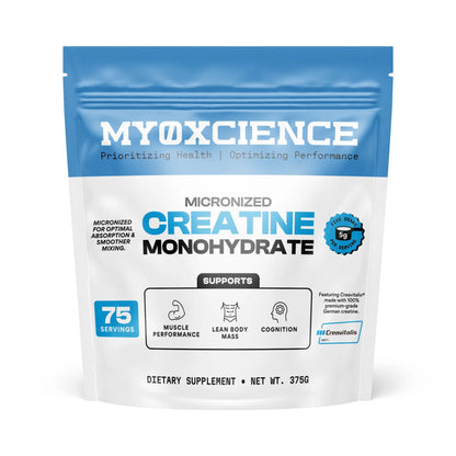 MYOXCIENCE Micronized Creavitalis Creatine | The World’s Purest Micronized Form of Creatine Monohydrate | Supports Muscle Performance, Lean Body Mass, & Cognition | 75 Servings MYOXCIENCE buy supplements Au