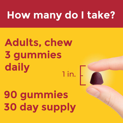 Nature Made Advanced Multivitamin Gummies for Him with Magnesium Citrate, Calcium & All 8 B Vitamins, Multivitamin for Men,