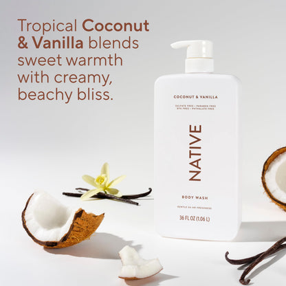 Native Sulfate Free Body Wash Contains Naturally Derived Ingredients | for Women & Men