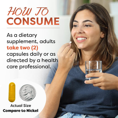 Best Naturals Turmeric Curcumin 1500mg/Serving with Bioperine - 180 Veggie Capsules
