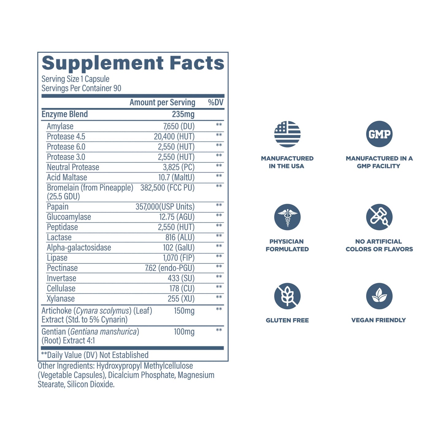 Revive MD Digest Aid, Digestive Support Supplement for Men & Women - Comprehensive Digestive Enzyme Blend with Probiotics & Prebiotics for Gut Health & Healthy Digestion