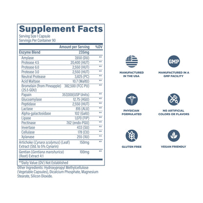 Revive MD Digest Aid, Digestive Support Supplement for Men & Women - Comprehensive Digestive Enzyme Blend with Probiotics & Prebiotics for Gut Health & Healthy Digestion