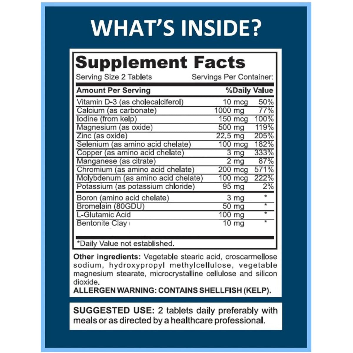 Mega Minerals Supplement by Youfit Nutrition | Trace Minerals | Premium Formula with Source of Minerals and Immune Health Support | Iron Free | All in One