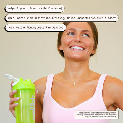 Wellah Creatine for Women - Creatine Monohydrate with Dandelion & Cranberry Extract (50 Servings, Clementine Peach)