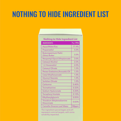 Good Molecules Lightweight Daily Moisturizer Face Cream – 100 ml / 3.38 fl oz - Non-Greasy Facial Moisturizer