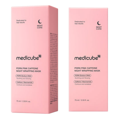 medicube Wrapping Mask PDRN Caffeine Overnight Peel Off Facial Mask | Firming, Depuffing & Hydration | Caffeine, Collagen For Refined, Glass Skin & Face Contour Support | Korean Skin Care, 2.53 fl.oz medicubeBuy Supplements Australia