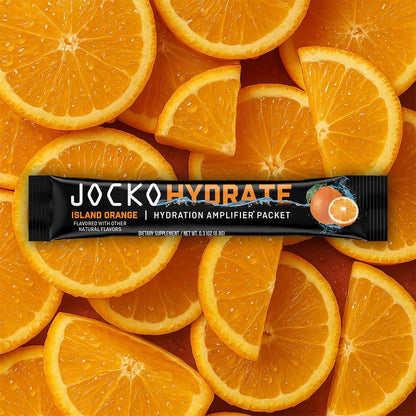 Jocko Fuel Hydrate Electrolytes Powder Packets Low Sugar - Hydration Amplifier Packets for Recovery, Dehydration, & Exercise - with Vitamins B6, B12 & C