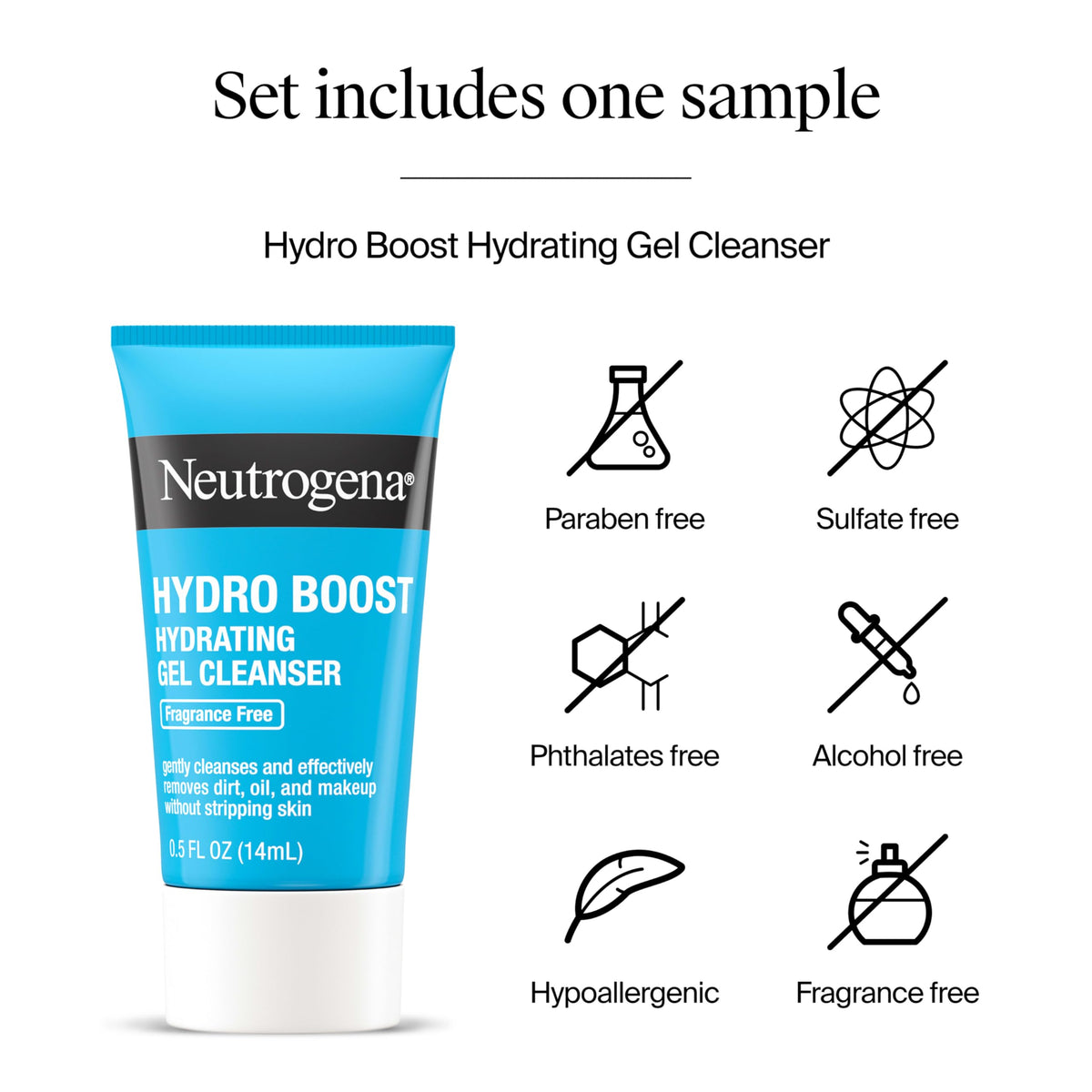Neutrogena Hydro Boost Water Cream, 72 Hr Hydration for Normal/Extra Dry Skin, Fragrance Free, Face Moisturizer with Hyaluronic Acid, 1.7 oz