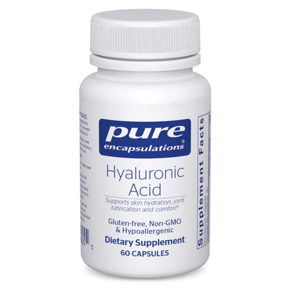 Pure Encapsulations Hyaluronic Acid - for Skin Hydration, Joint Lubrication & Joint Health* - Effective Absorption - Gluten Free