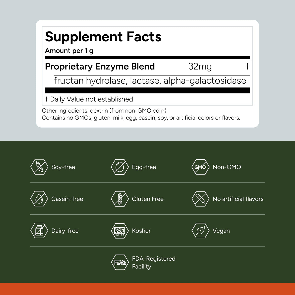 FODZYME® Home Kit Digestive Enzymes for Gut Health, Relief for Bloating, Gas, Constipation, Diarrhea, Abdominal Pain, Low FODMAP, 60 Dose FODZYMEBuy Supplements Australia