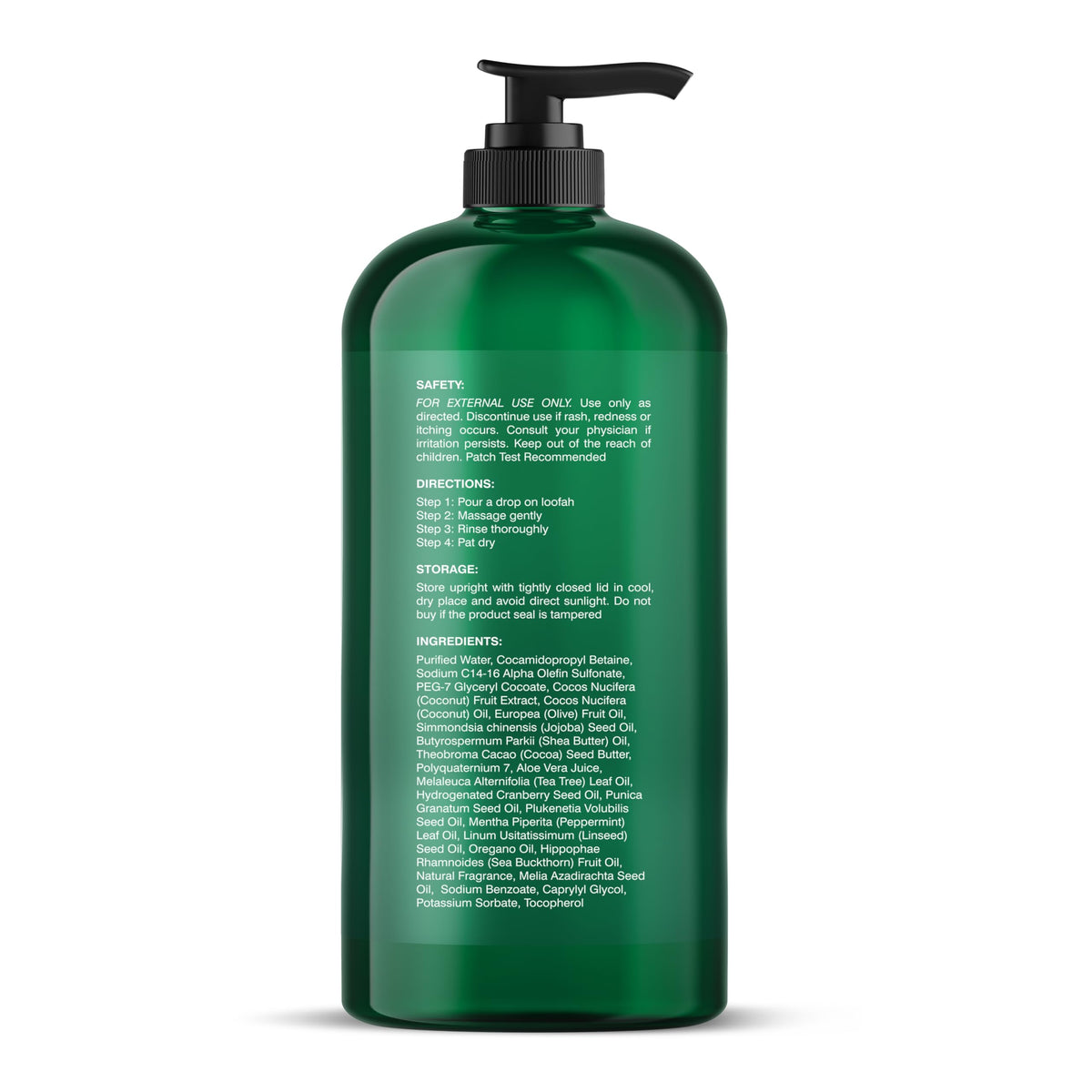 Botanic Hearth Tea Tree Body Wash -16 fl oz- All-Natural Antifungal & Odor-Control Shower