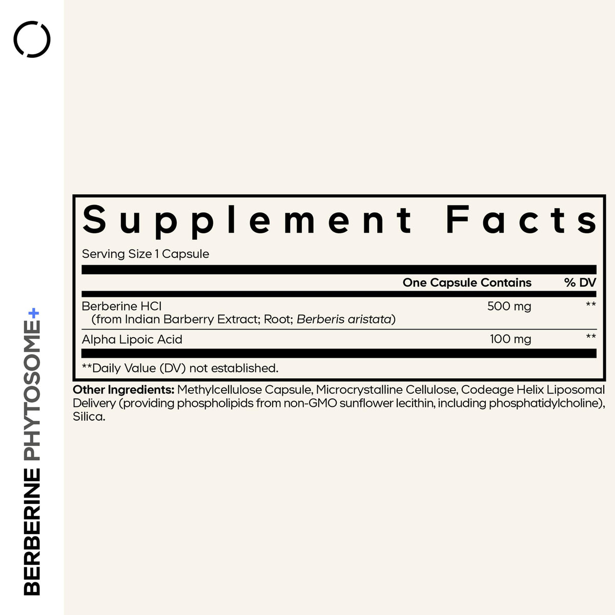 Codeage Berberine Phytosome Supplement - Berberine HCL, Alpha Lipoic Acid, Phospholipid Complex - 2-Month Supply - Berberine HCL - Berberine Hydrochloride - Gluten-Free, Non-GMO - 60 Capsules CodeageBuy Supplements Australia