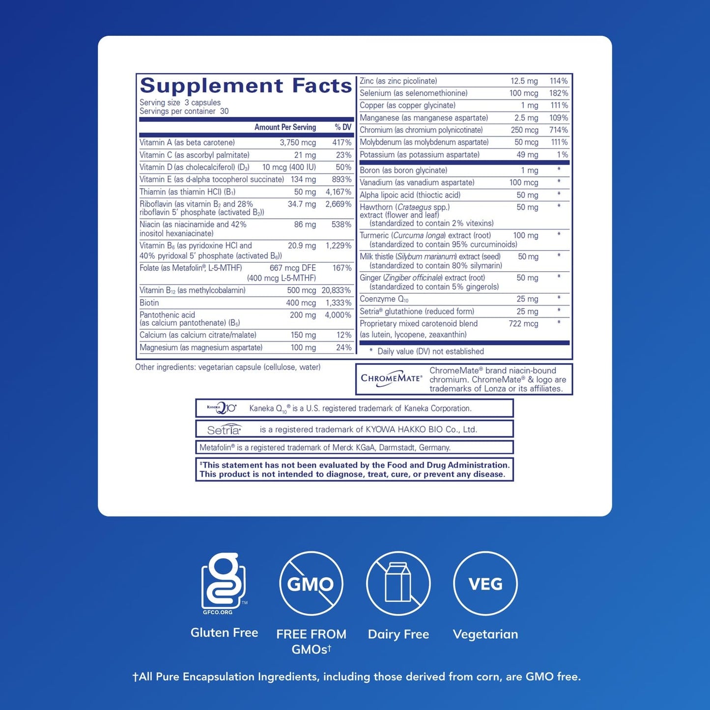 Pure Encapsulations UltraNutrient - Minerals & Multivitamins - Supports Liver & Heart Health* - Supplement for Antioxidants - with Vitamin C, CoQ10 - Non-GMO * Gluten-Free - 90 Capsules Pure Encapsulations buy supplements Au