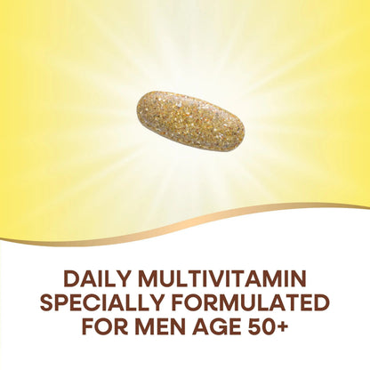 Nature's Way Alive! Men’s 50+ Daily Ultra Multivitamin, High Potency Formula, Supports Healthy Brain, Eyes & Heart Nature's Way