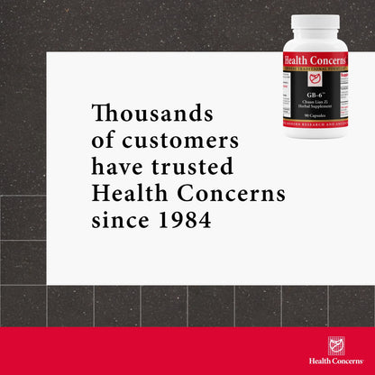 Health Concerns GB-6 – Gallbladder Support Supplement – Chuan Lian Zi Herbal Formula – Natural Gallstone Support – Bupleurum, Turmeric, Dandelion Root Extracts– Chinese Herbal Capsules – 90 Capsules Health ConcernsBuy Supplements Australia
