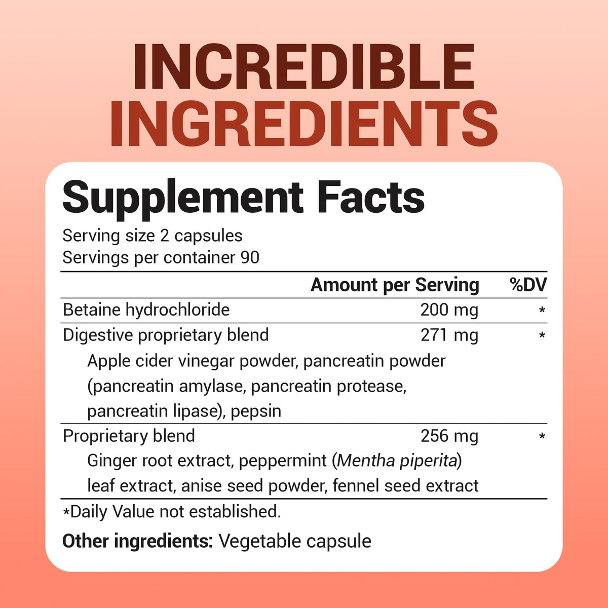 Dr. Berg Advanced Digestive Enzymes with Apple Cider Vinegar - Includes Digestive Health Ingredients Like Betaine Hydrochloride (HCI), Ginger Root & Peppermint Leaf - 180 Capsules Dr. Berg NutritionalsBuy Supplements Australia