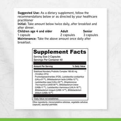 DAVINCI Labs Mega Probiotic ND - Non-Dairy Probiotic Supplement Supports Gut, Digestive & Brain Health* - Gut Health Support Supplement