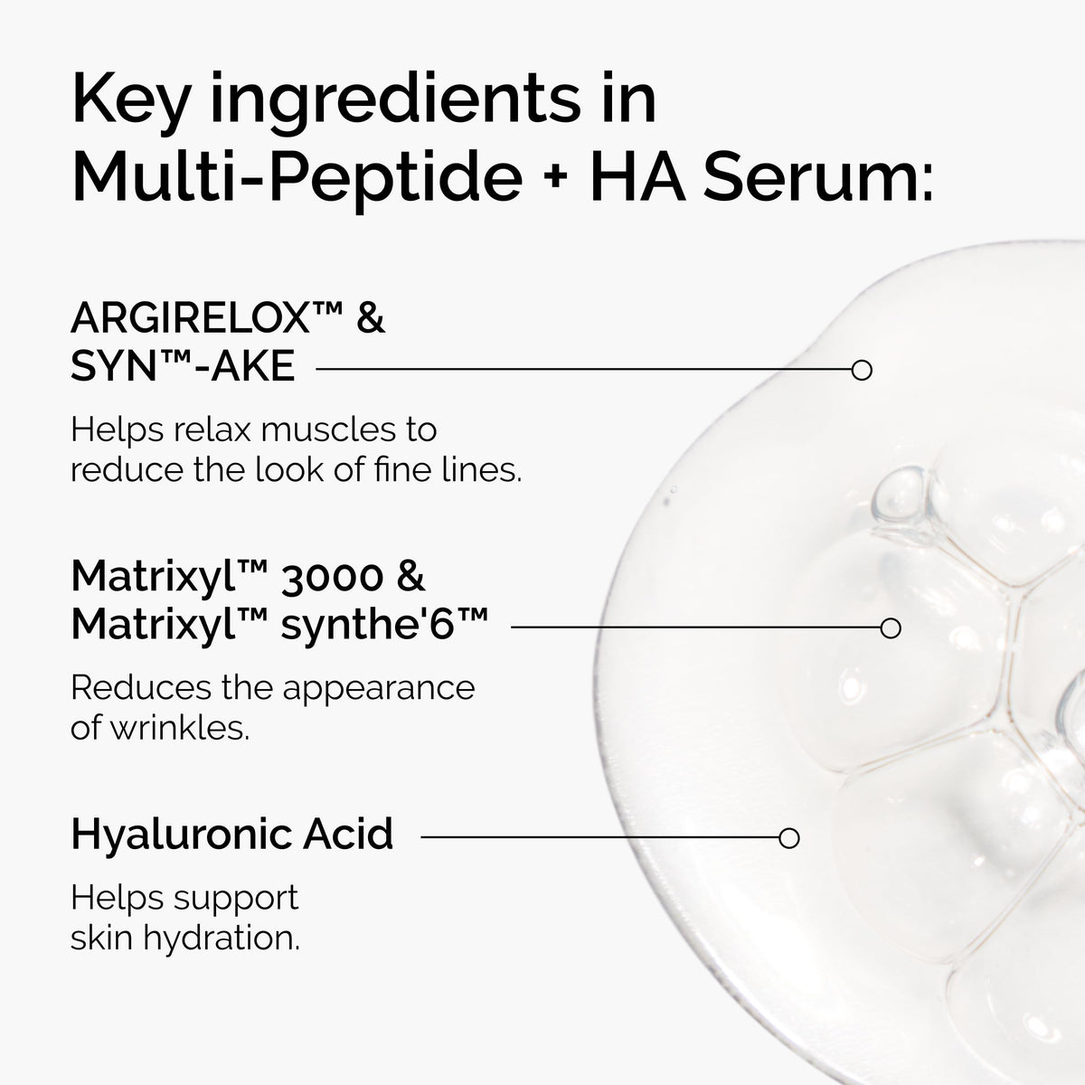 The Ordinary Multi-Peptide + Hyaluronic Acid, Anti-Aging Peptide Serum for Crow’s Feet