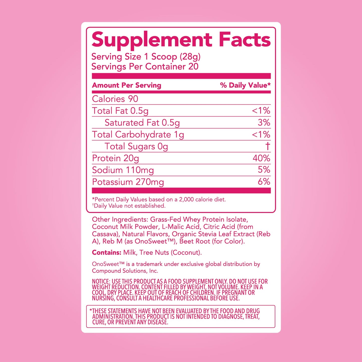 Clean Simple Eats Clear Protein Drinks, 20G Grass Fed Whey Protein Isolate, Ultra Filtered, Light & Refreshing Beverage, Low Lactose, No Artificial Ingredients,