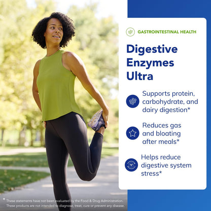 Pure Encapsulations Digestive Enzymes Ultra - Vegetarian Digestive Enzyme Supplement to Support Protein, Carb, Fiber, and Dairy Digestion* - 90 Capsules