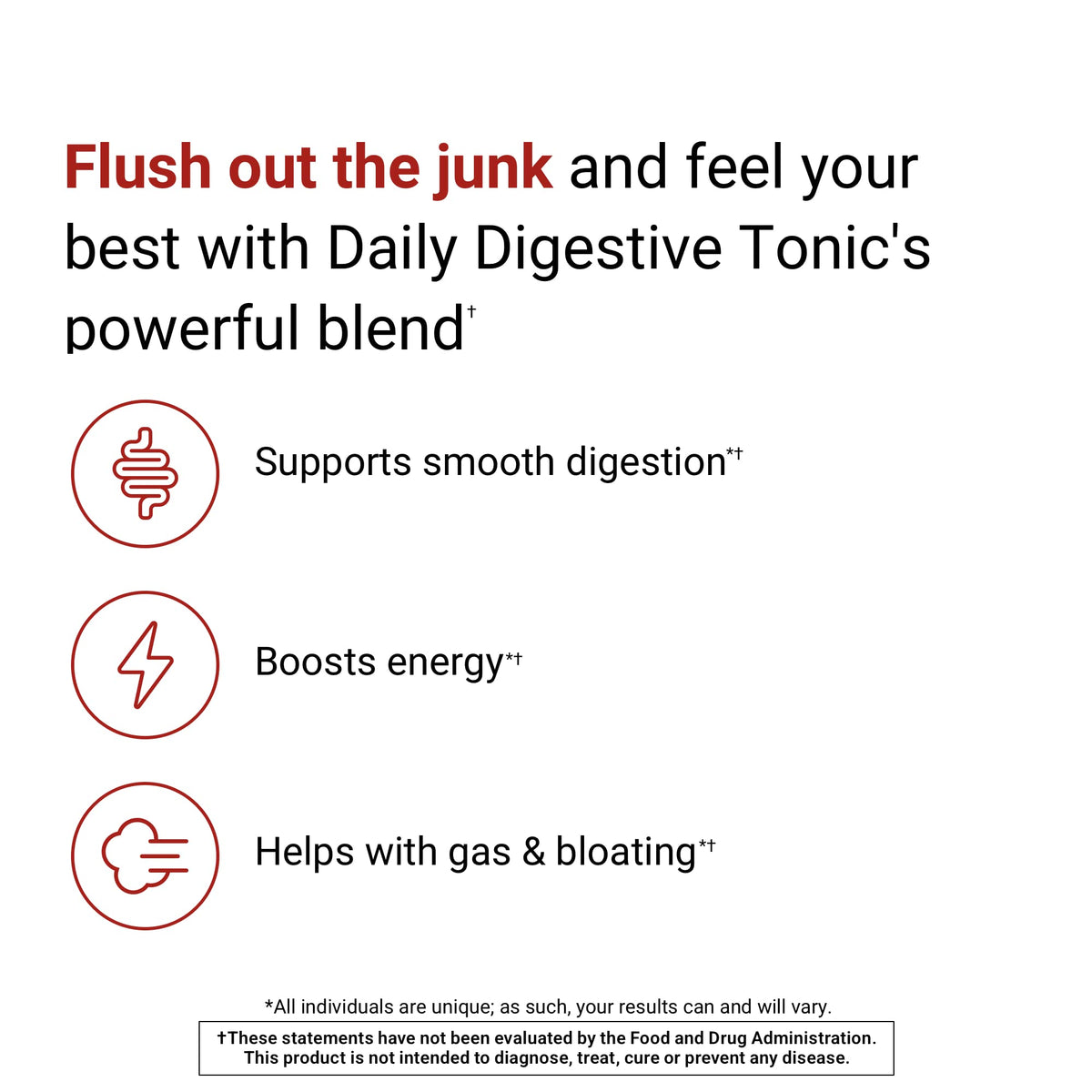 ACTIVATEDYOU Daily Digestive Tonic Kombucha - Support Healthy Digestion & Youthful, Long-Lasting Energy- Prebiotic Fiber, Probiotics, Postbiotics, Vitamin C, Berry Lemonade Flavor (30 Servings)