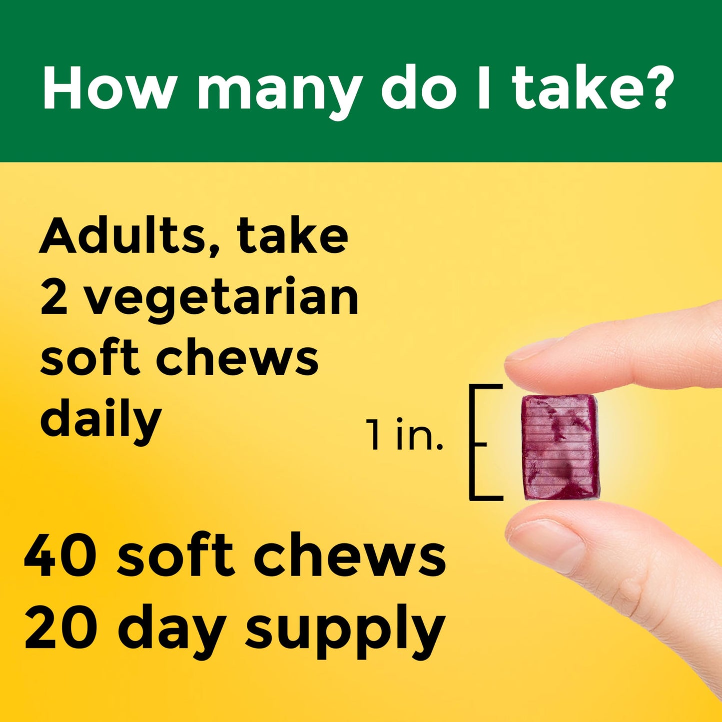 Nature Made High Absorption Magnesium Complex Soft Chews, Magnesium Supplement for Muscle, Heart, Bone Support, Magnesium Citrate & Malate Blend 250 mg per Serving, 40 Vegetarian Chews, 20 Day Supply Nature Made buy supplements Au
