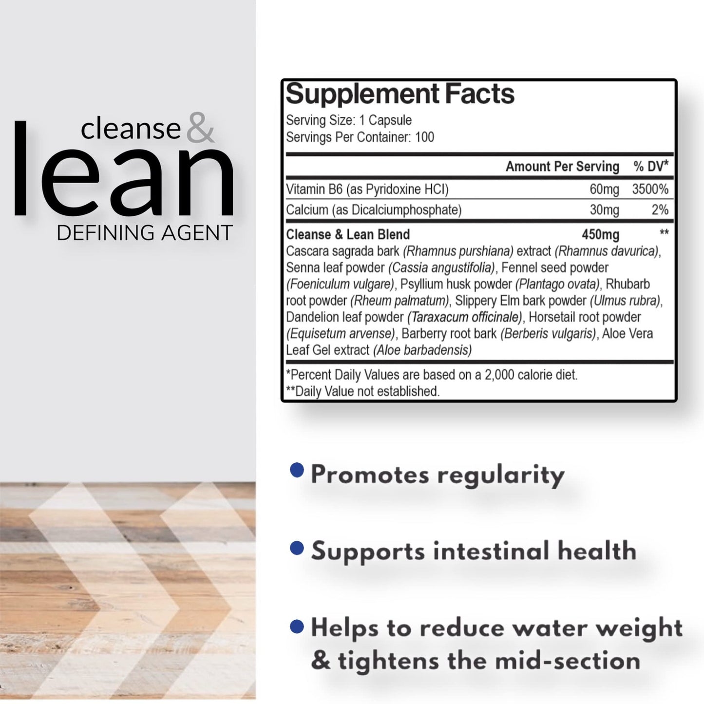 Max Muscle Naturaliga Cleanse and Lean Defining Agent Herbal Cleanse for Regularity w/Natural Detoxifying Ingredients for Gut Health Colon Detox