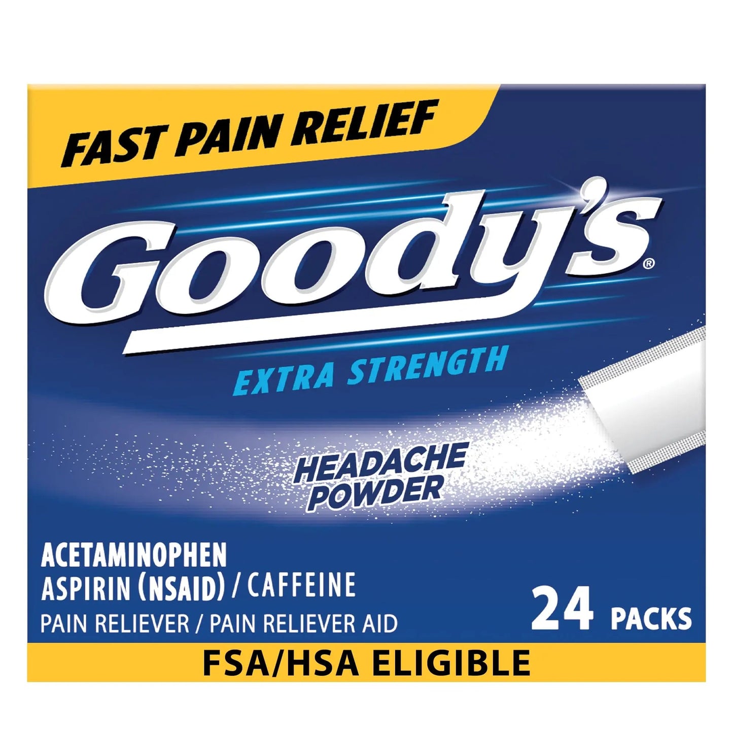 Goody’s Headache Powder Extra Strength Pain Relief, Triple Action Headache Relief with Aspirin, Acetaminophen & Caffeine, 24 Count Goody'sBuy Supplements Australia