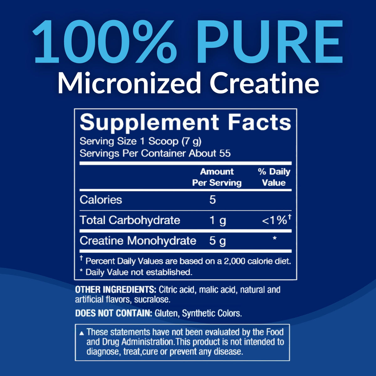 BodyTech 100% Pure Creatine Monohydrate Powder - Micronized for Maximum Absorption - Supports Muscle Strength & Power Output