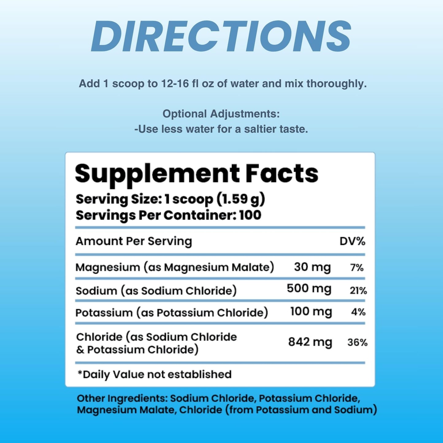 The Good Intentions Club Fasting Electrolytes - Unflavored Electrolyte Powder - 100 Servings - Fasting Salts - Fasting Supplement - Electrolytes for Fasting