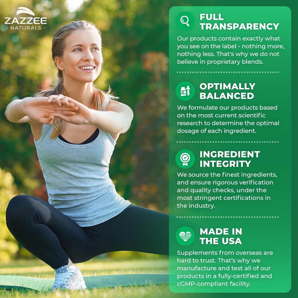 Zazzee USDA Organic Odorless Garlic 20:1 Extract, 1% Allicin, 100 Vegan Capsules, 3+ Month Supply, Allium Sativum, Immune, Circulation & Heart Health Support