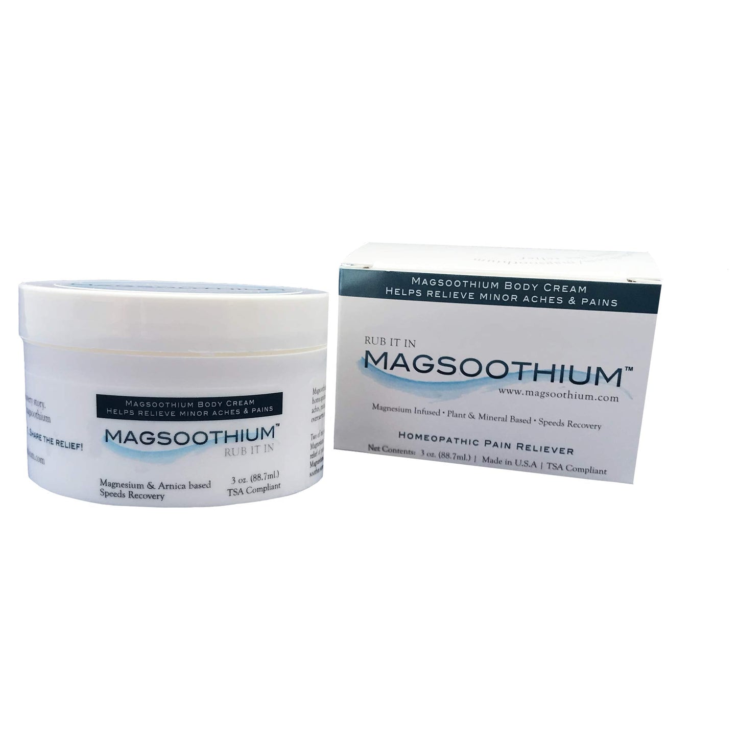 Magsoothium Original Recovery Balm- Magnesium Sulfate/Arnica Recovery Balm hephboardBuy Supplements Australia
