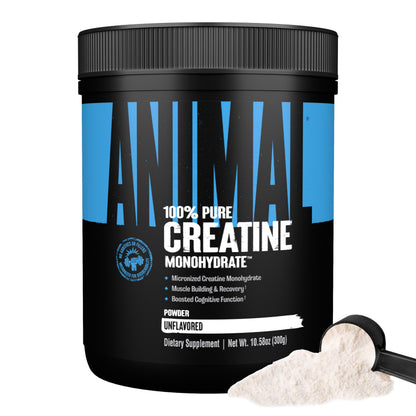Animal Creatine Monohydrate Powder — Micronized for Muscle Recovery, Cellular Energy, and Daily Wellness — for Men and Women
