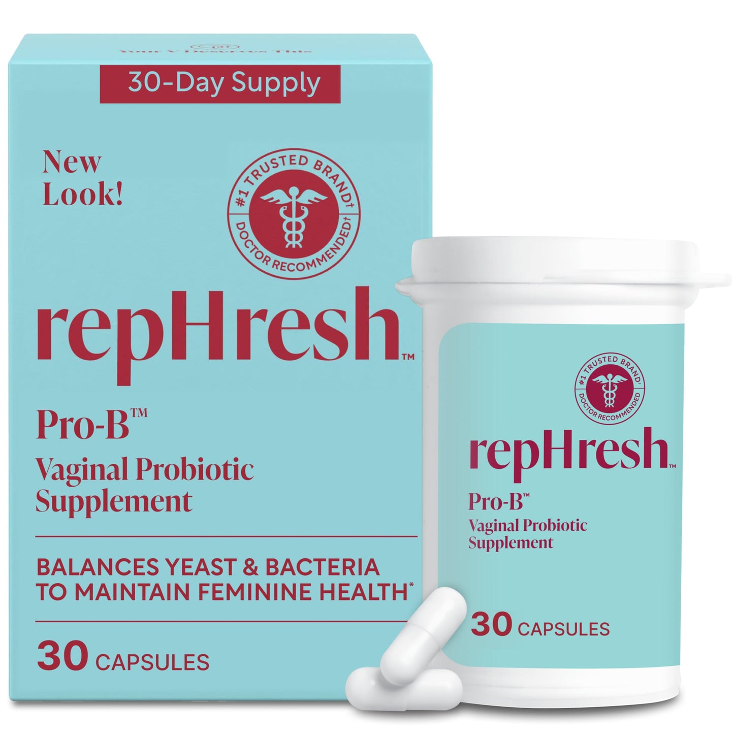 RepHresh Pro-B Women's Probiotic, Probiotic Supplement for Women, 30 Oral Capsules Rephresh buy supplements Au