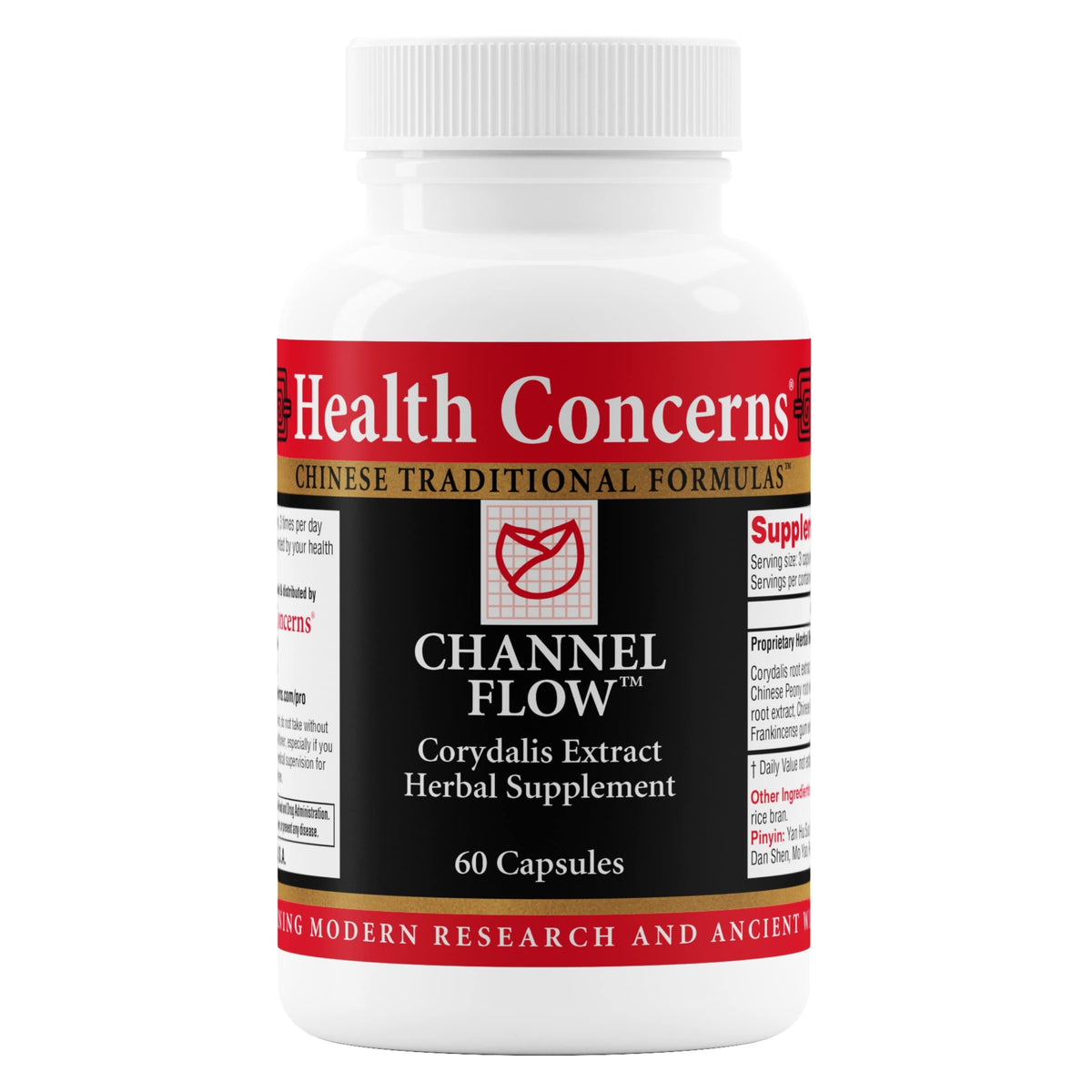 Health Concerns Channel Flow – Muscle Relaxation & Pain Support Supplement for Men & Women – Corydalis Root Extract – Chinese Herbal Formula for Headaches, Joint & Menstrual Discomfort – 60 Capsules Health ConcernsBuy Supplements Australia
