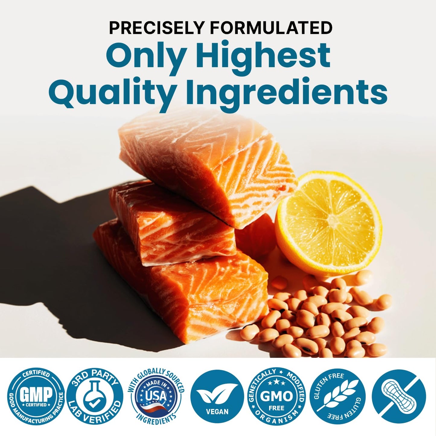 4-in-1 Fish Oil Omega 3 Fatty Supplements (2100mg) - Omega 3 Fish Oil with Vitamins D3 K2 and CoQ10 - Lemon Flavored (120 softgels) PrimeMD buy supplements Au