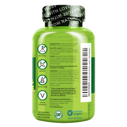 NATURELO One Daily Multivitamin for Women w/Vitamin B12, 120 Ct, Energy Support, Whole Food Daily Women Multivitamin Supplement, Nourish Hair/Skin/Nail, Non-GMO
