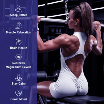 Magnesium 7 Complex for Women 1600mg, Magnesium Glycinate 600mg 7 High Absorption Magnesium Supplement with Citrate, Malate, Chelate, Taurate, Gluconate, Aspartate & Ascorbate for Sleep, 60 Capsules VIVI Youth buy supplements Au
