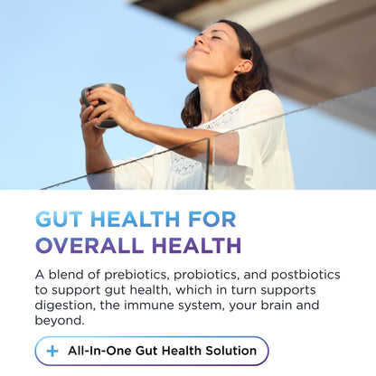 DR. EMIL NUTRITION Women & Men Total Gut Health Complex | Prebiotic + Probiotic + Postbiotic Gut Health Supplements