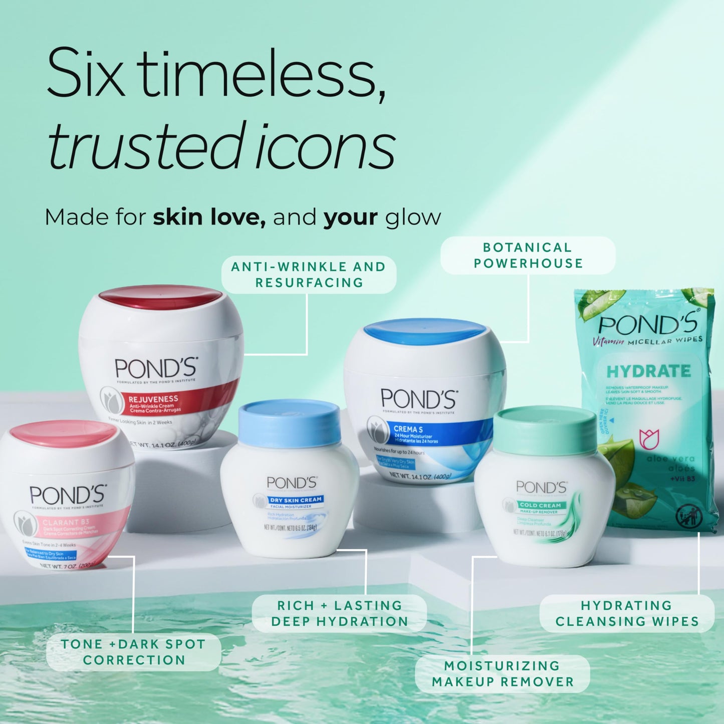 POND’S Rejuveness Face Cream – Anti-Aging Face Moisturizer with AHA’s, Vitamin E & Collagen – Daily Wrinkle Cream for Women