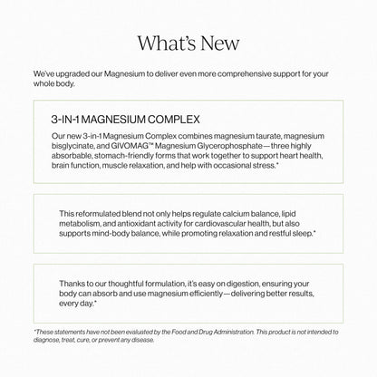 Cymbiotika Liposomal Magnesium Complex – Promotes Relaxation, Restful Sleep, and Heart & Brain Health – Highly Absorbable 3-in-1 Formula