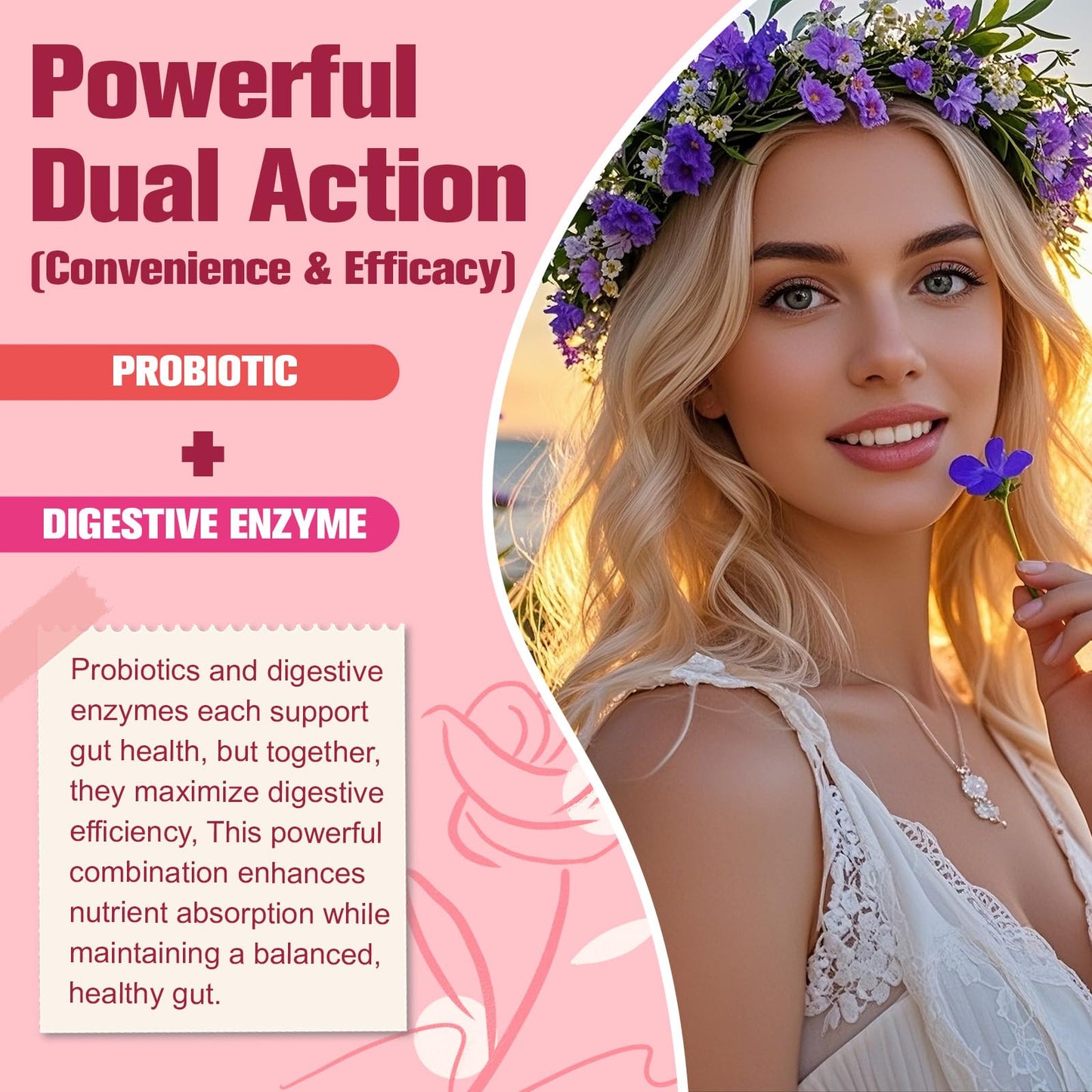 Totaria Probiotics for Women, 120 Billion Women Probiotic, with Akkermansia, Digestive Enzymes & Prebiotics, Cranberry, D-Mannose, for Gut, Vaginal, Urinary
