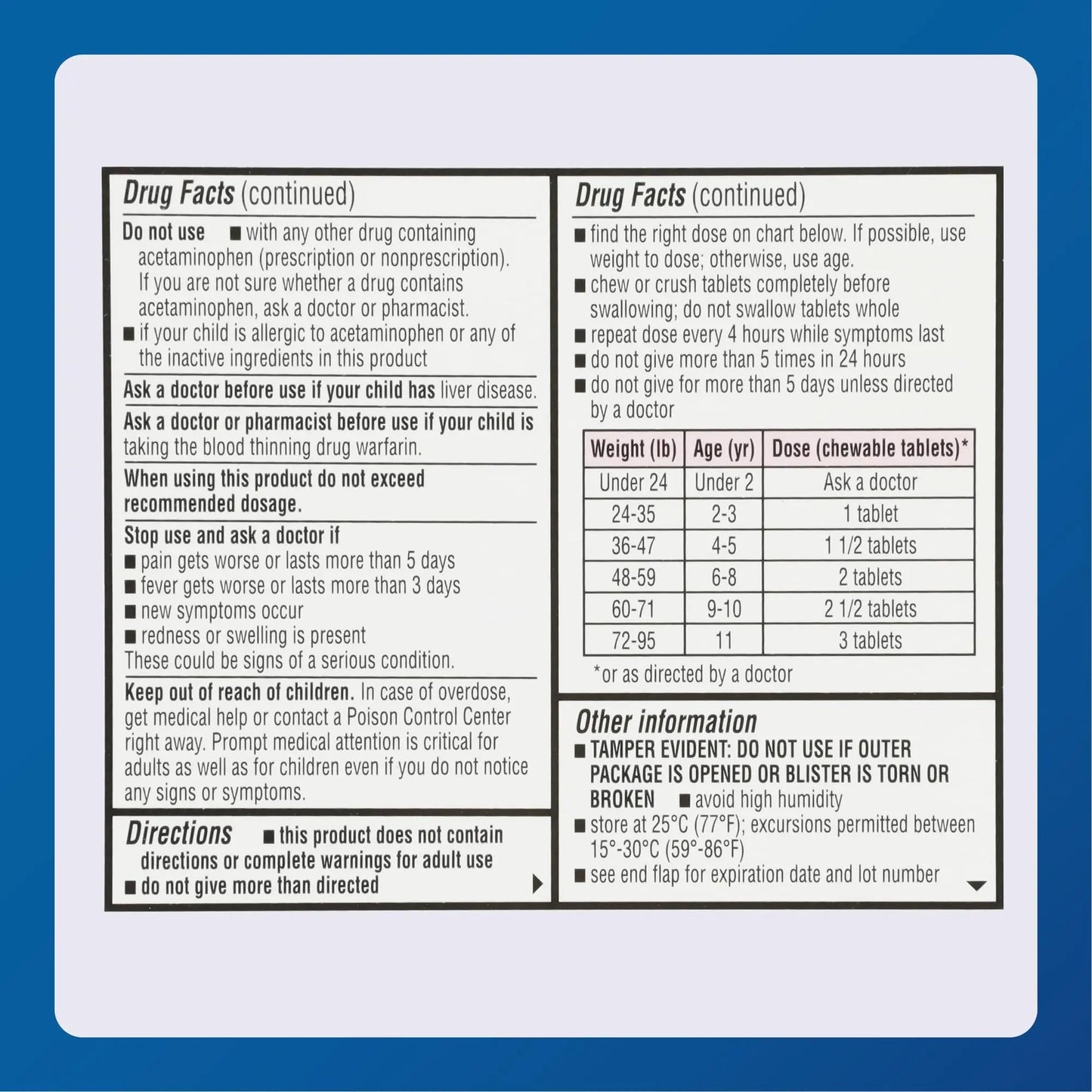MAJOR Children’s Mapap Acetaminophen 160 mg Chewable Tablets - Pain Reliever/Fever Reducer - Aspirin Free - Ibuprofen Free - for Ages 2 to 11-24 Count (3 Pack) MAJORBuy Supplements Australia