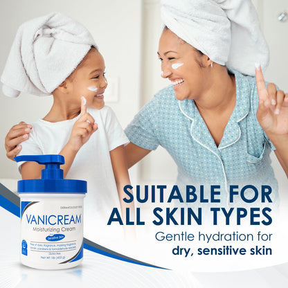 Vanicream Moisturizing Skin Cream with Pump Dispenser - 16 fl oz (1 lb) - Moisturizer Formulated