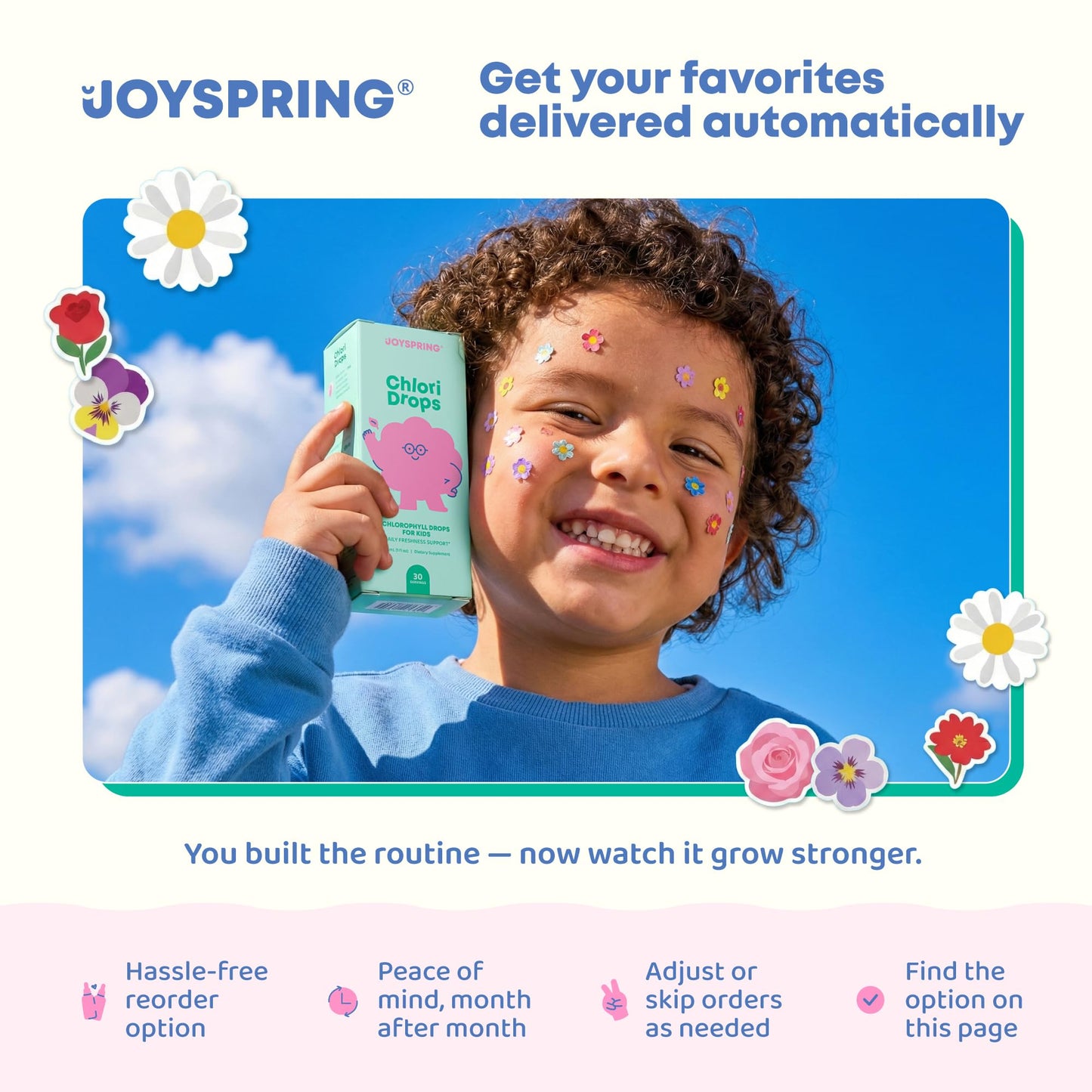 JoySpring Calmify Magnesium Citrate Liquid for Kids - Sugar-Free, Gluten-Free Calming Supplement with Chamomile