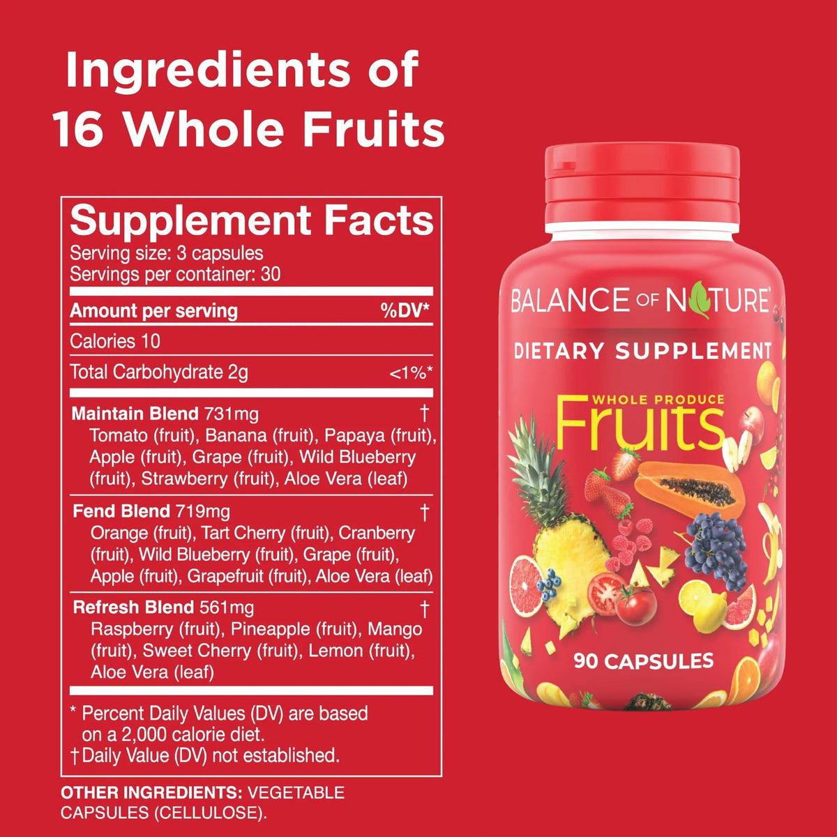 Balance of Nature Whole Fruits Supplement with Superfood Fruits Balance of Nature buy supplements Au