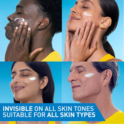 CeraVe Invisible Mineral Sunscreen SPF 50, Face Sunscreen for Sensitive Skin With Zinc Oxide & Titanium Dioxide, Vitamin E