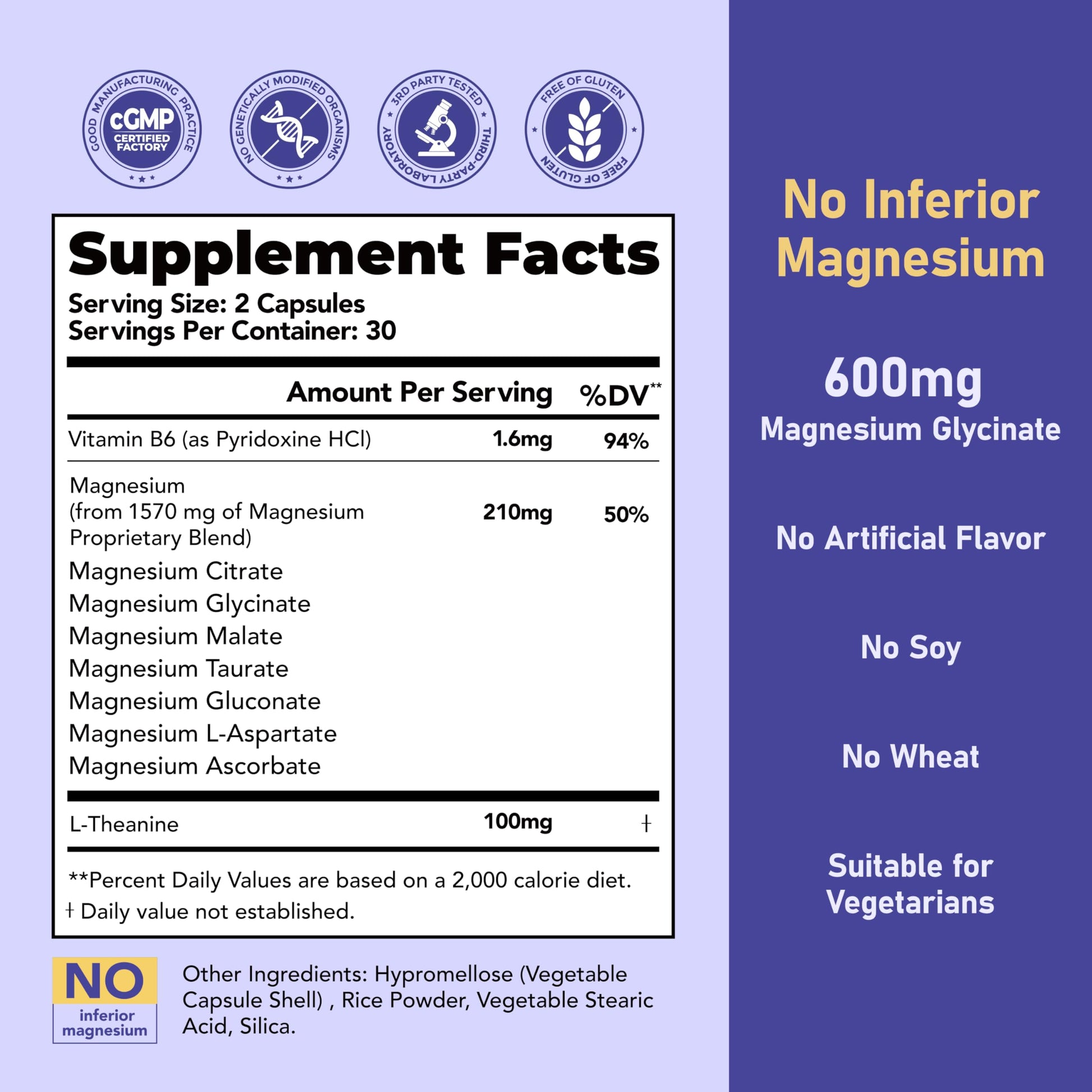 Magnesium 7 Complex for Women 1600mg, Magnesium Glycinate 600mg 7 High Absorption Magnesium Supplement with Citrate, Malate, Chelate, Taurate, Gluconate, Aspartate & Ascorbate for Sleep, 60 Capsules VIVI Youth buy supplements Au